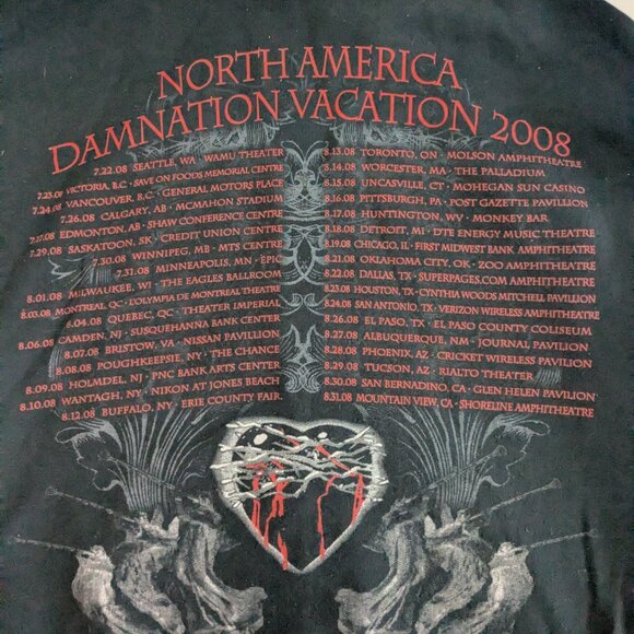 VTG 2008 Testament Tour Zip Hoodie Med - Picture 5 of 6